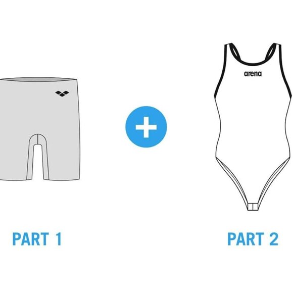 Arena Powerskin Carbon Duo Top Black - Picture 7 of 8